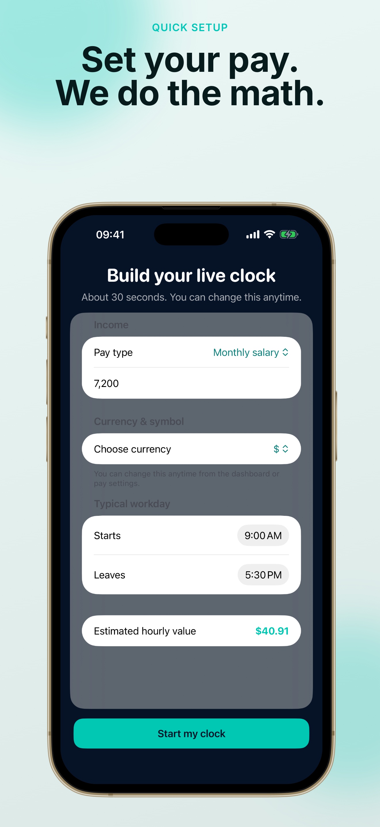 PayDay Clock: Salary Tracker app screenshot 5