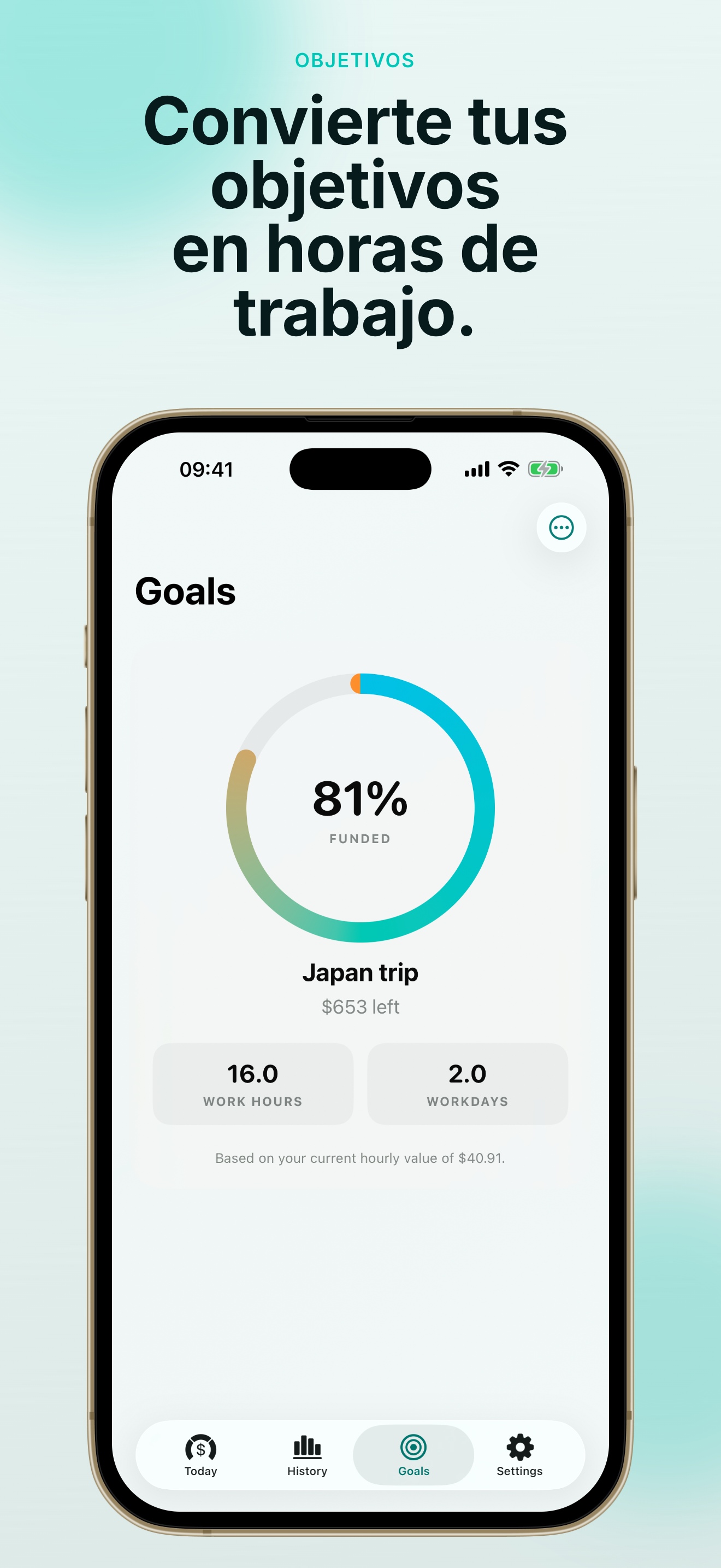 Captura de pantalla de la app PayDay Clock: Salary Tracker 3