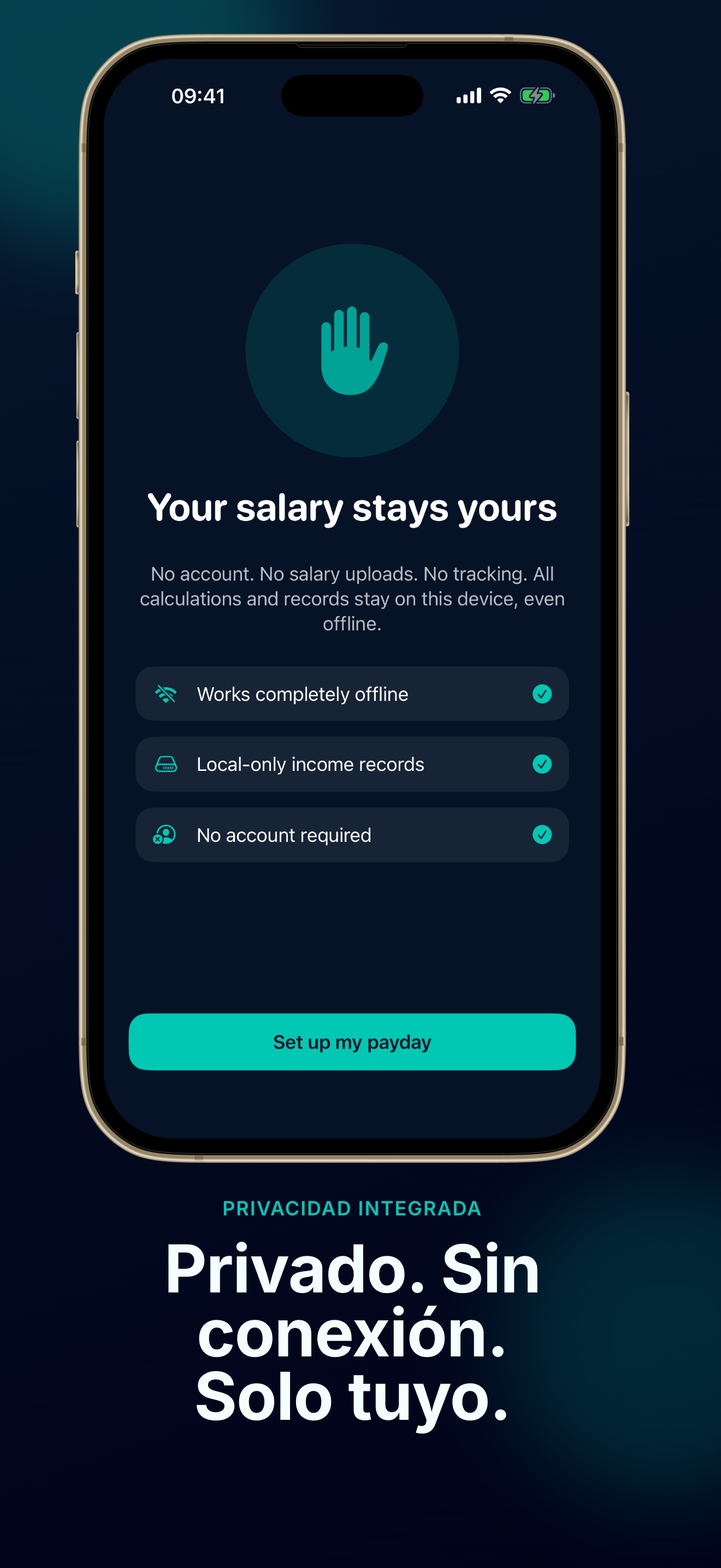 Captura de pantalla de la app PayDay Clock: Salary Tracker 6