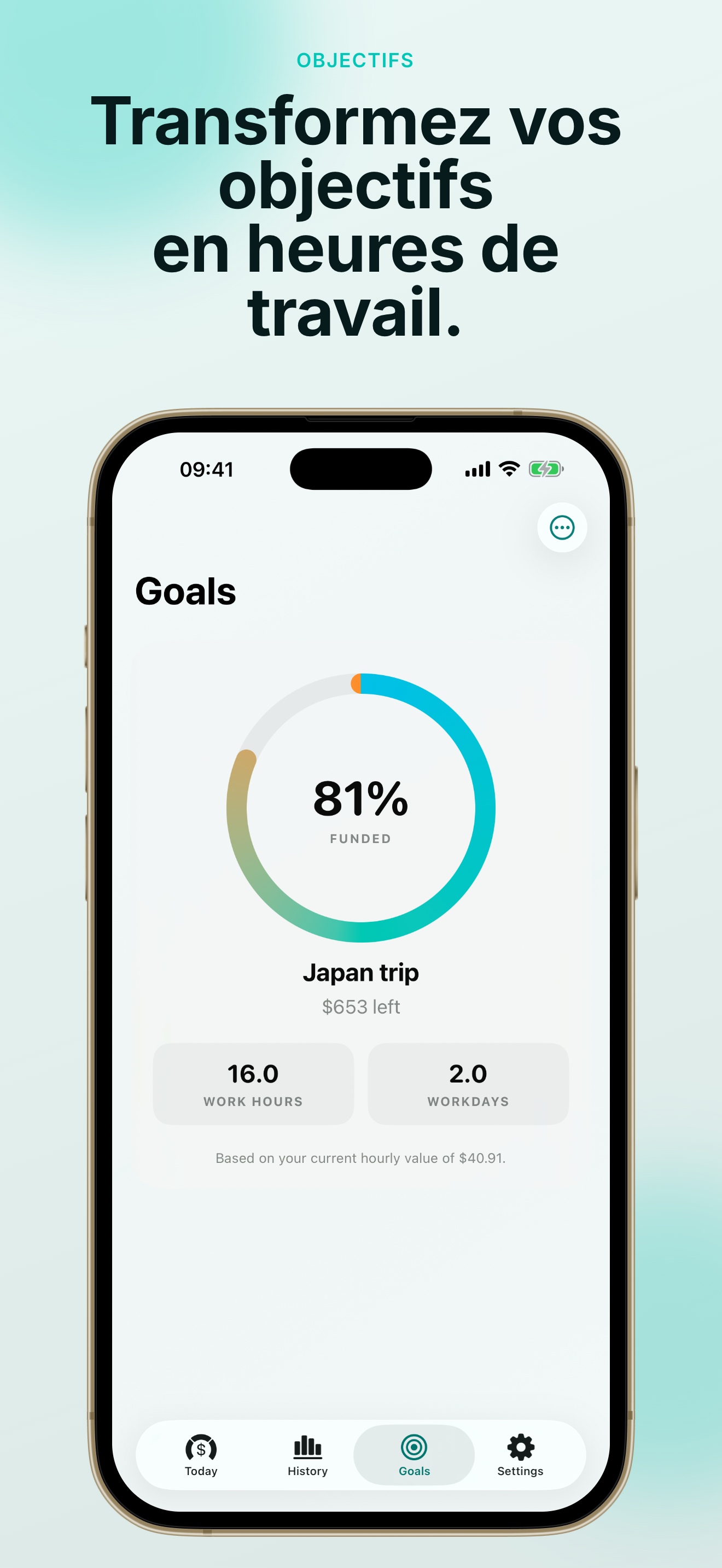 Capture d'écran de l'app PayDay Clock: Salary Tracker 3