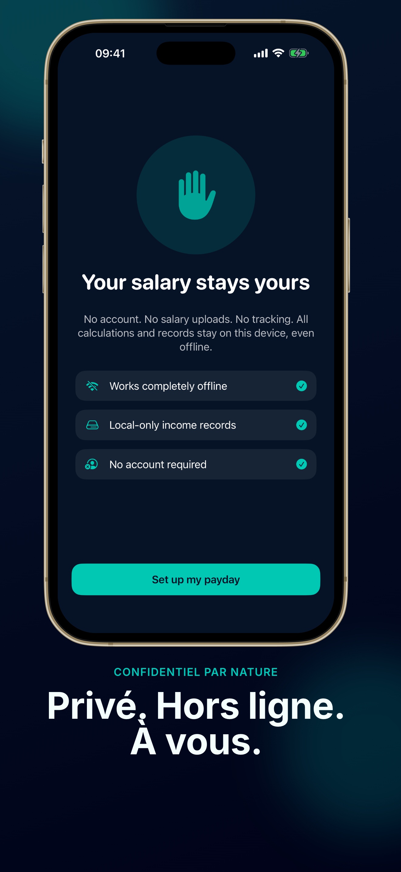 Capture d'écran de l'app PayDay Clock: Salary Tracker 6