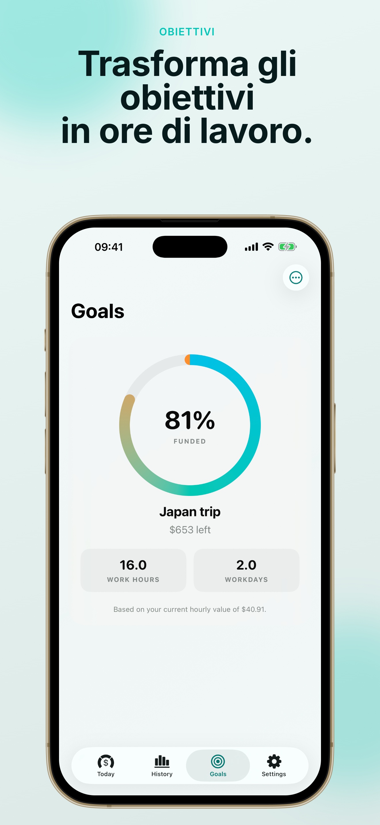 Screenshot dell'app PayDay Clock: Salary Tracker 3