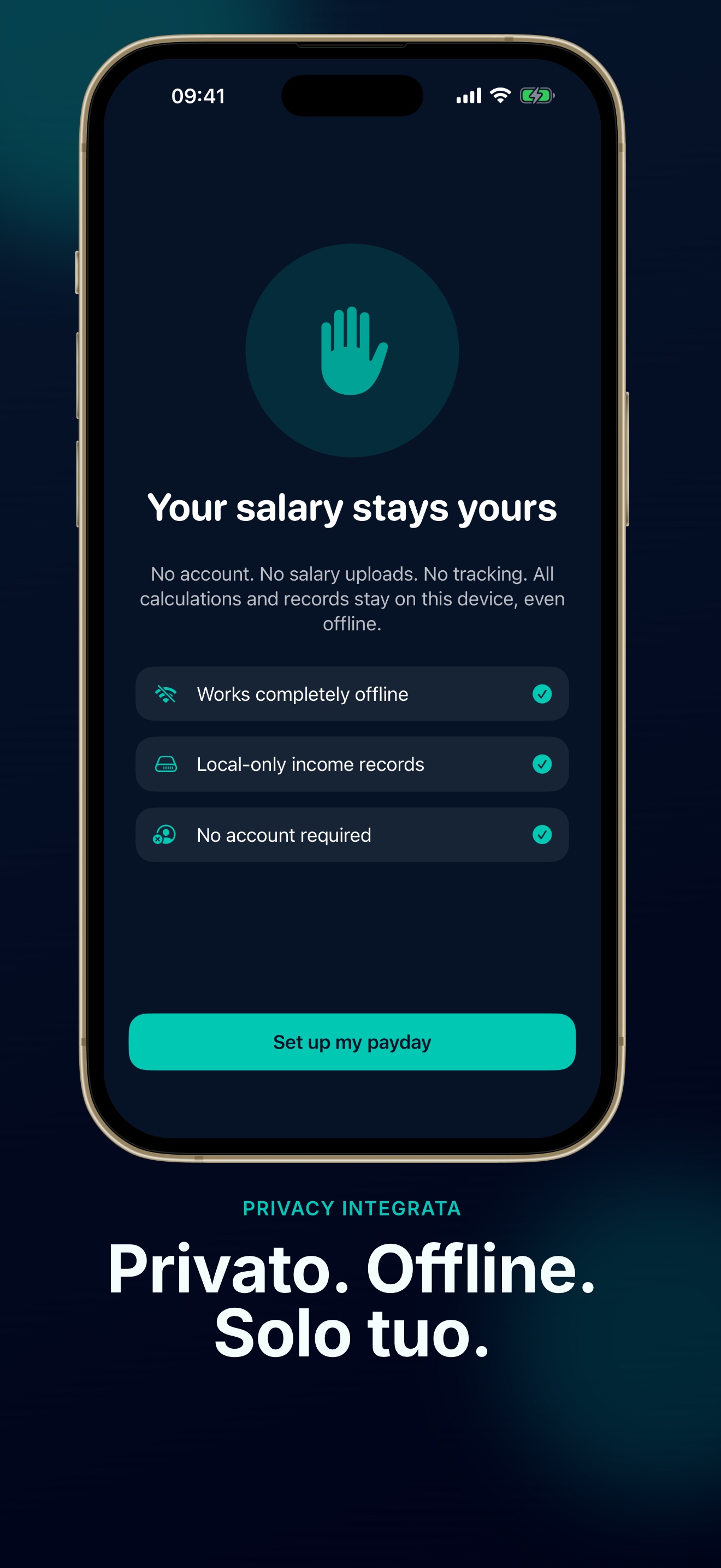 Screenshot dell'app PayDay Clock: Salary Tracker 6