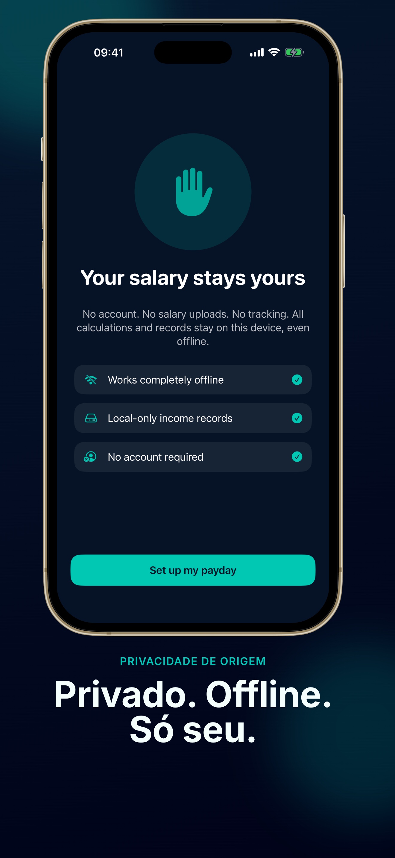 Captura de tela do app PayDay Clock: Salary Tracker 6